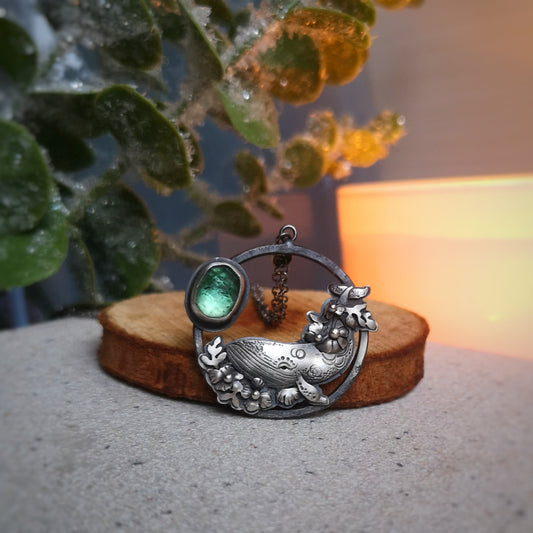 The Humpback Necklace with Tourmaline I