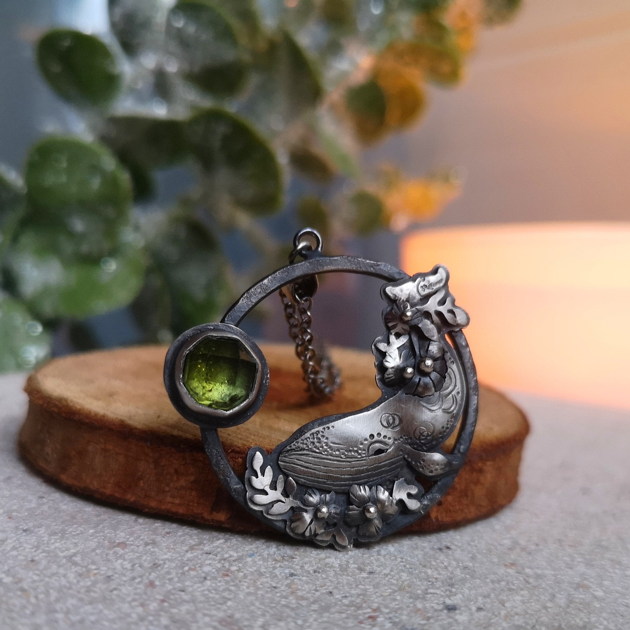 The Humpback Necklace with Tourmaline II