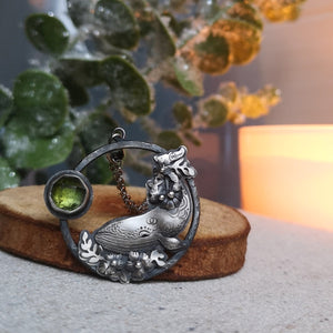 The Humpback Necklace with Tourmaline II