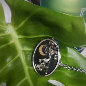 The Lucky Elephant Shadowbox Necklace