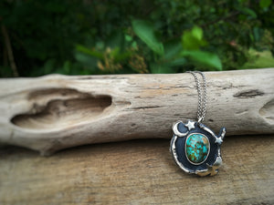 RESERVED Whispers Necklace - Sierra Nevada Turquoise