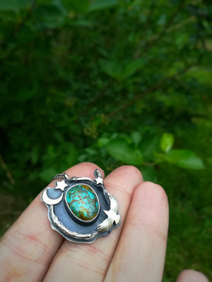 RESERVED Whispers Necklace - Sierra Nevada Turquoise