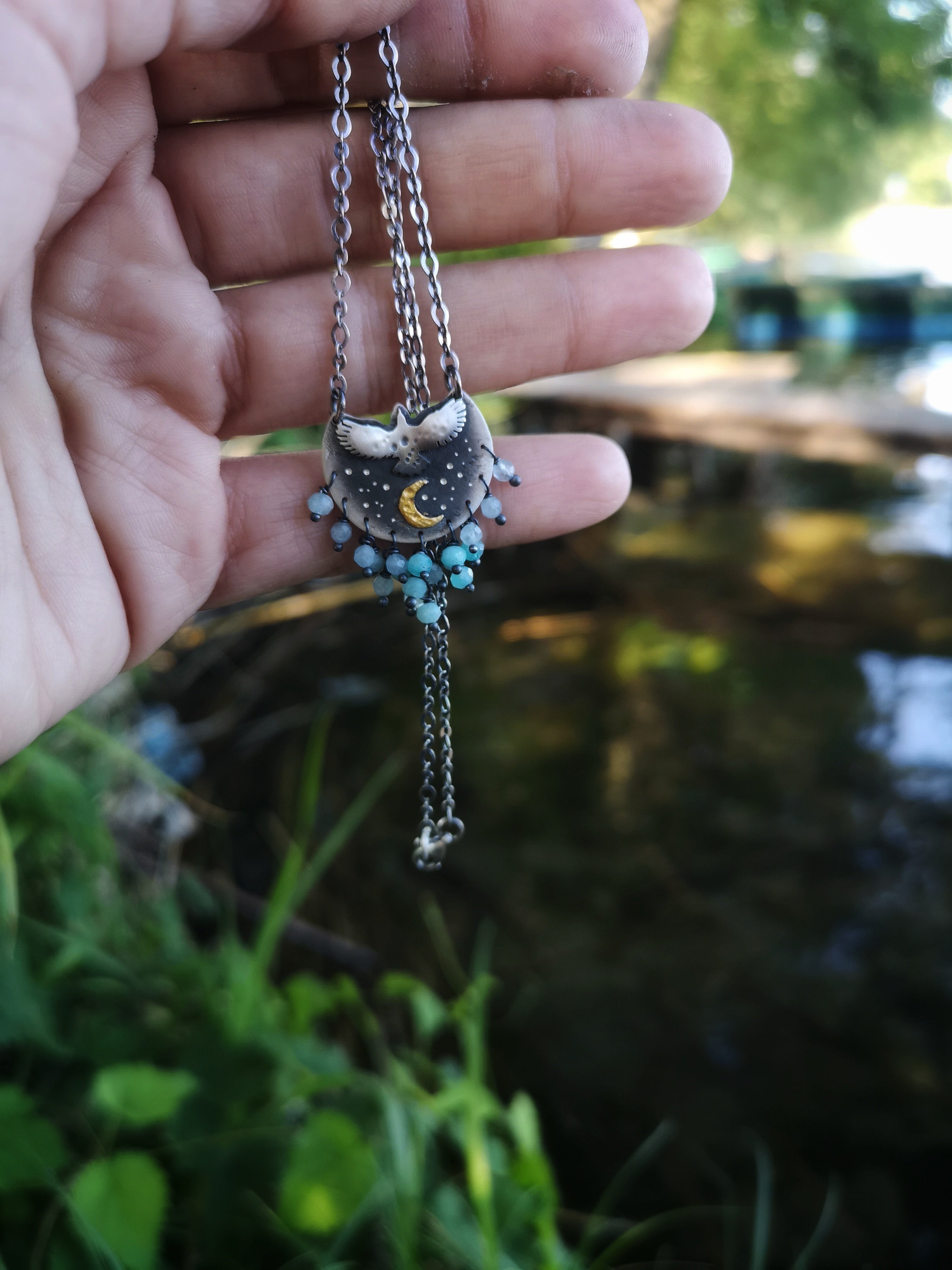 Sacred Wings Necklace - Eagle Keum Boo Necklace