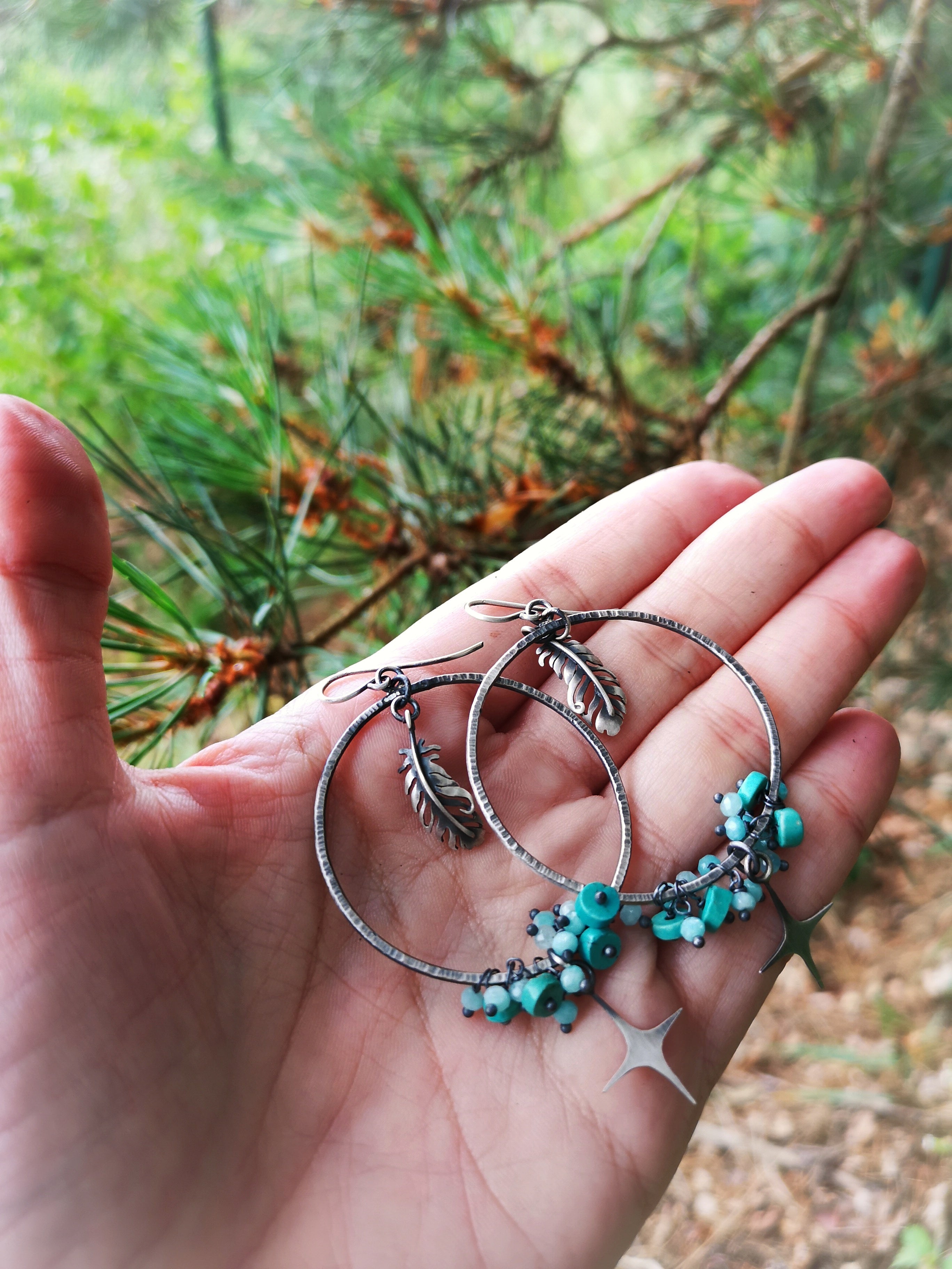 The Wanderlust Earrings ll Hoop