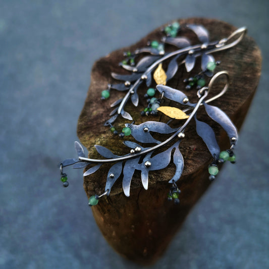 Willow Earrings - Leaf Earrings