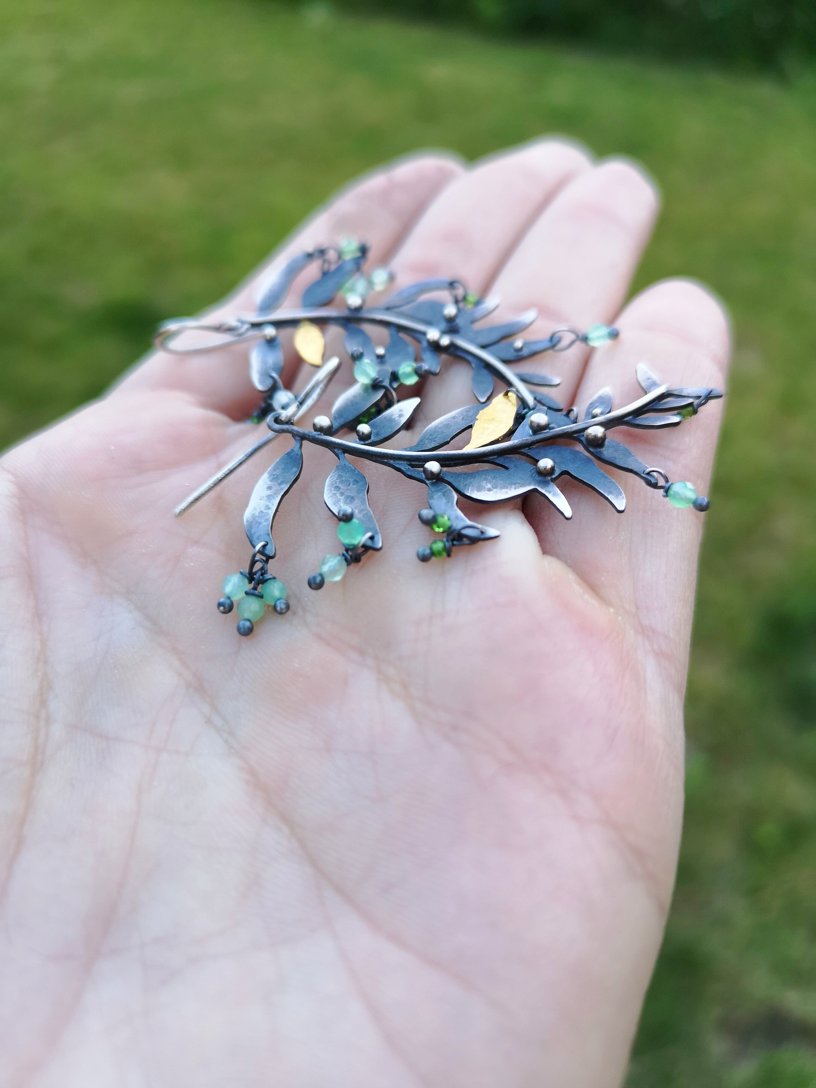 Willow Earrings - Leaf Earrings