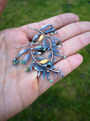 Willow Earrings - Leaf Earrings