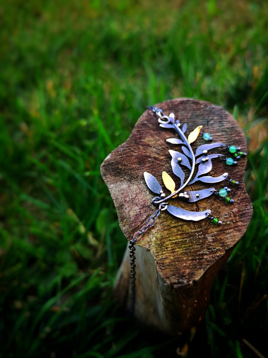 Willow Necklace - Leaf Necklace