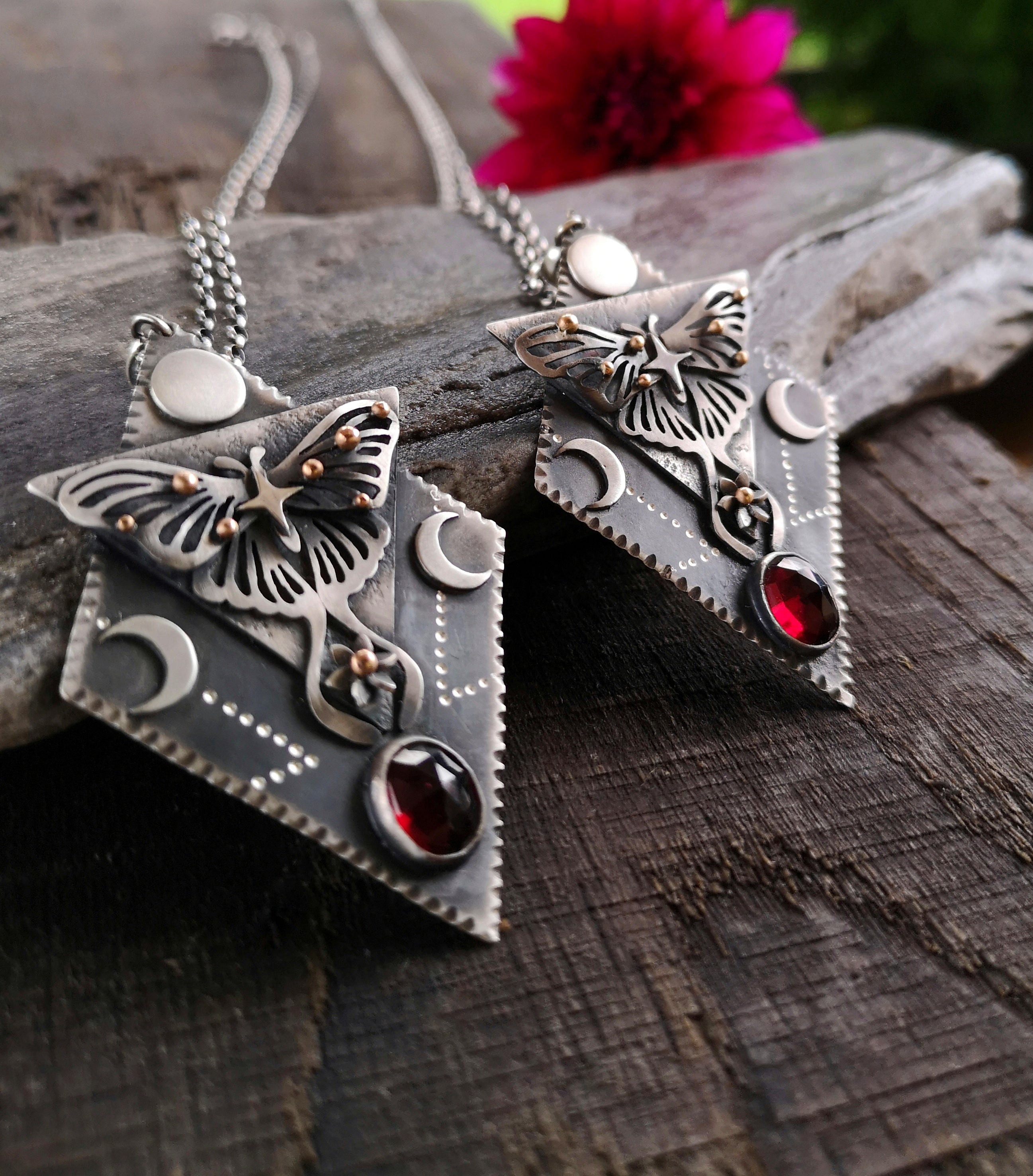 Luna Moth Necklace I