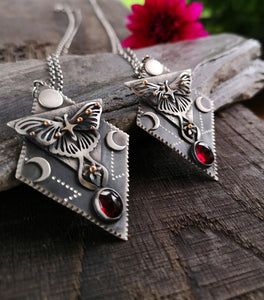 Luna Moth Necklace I