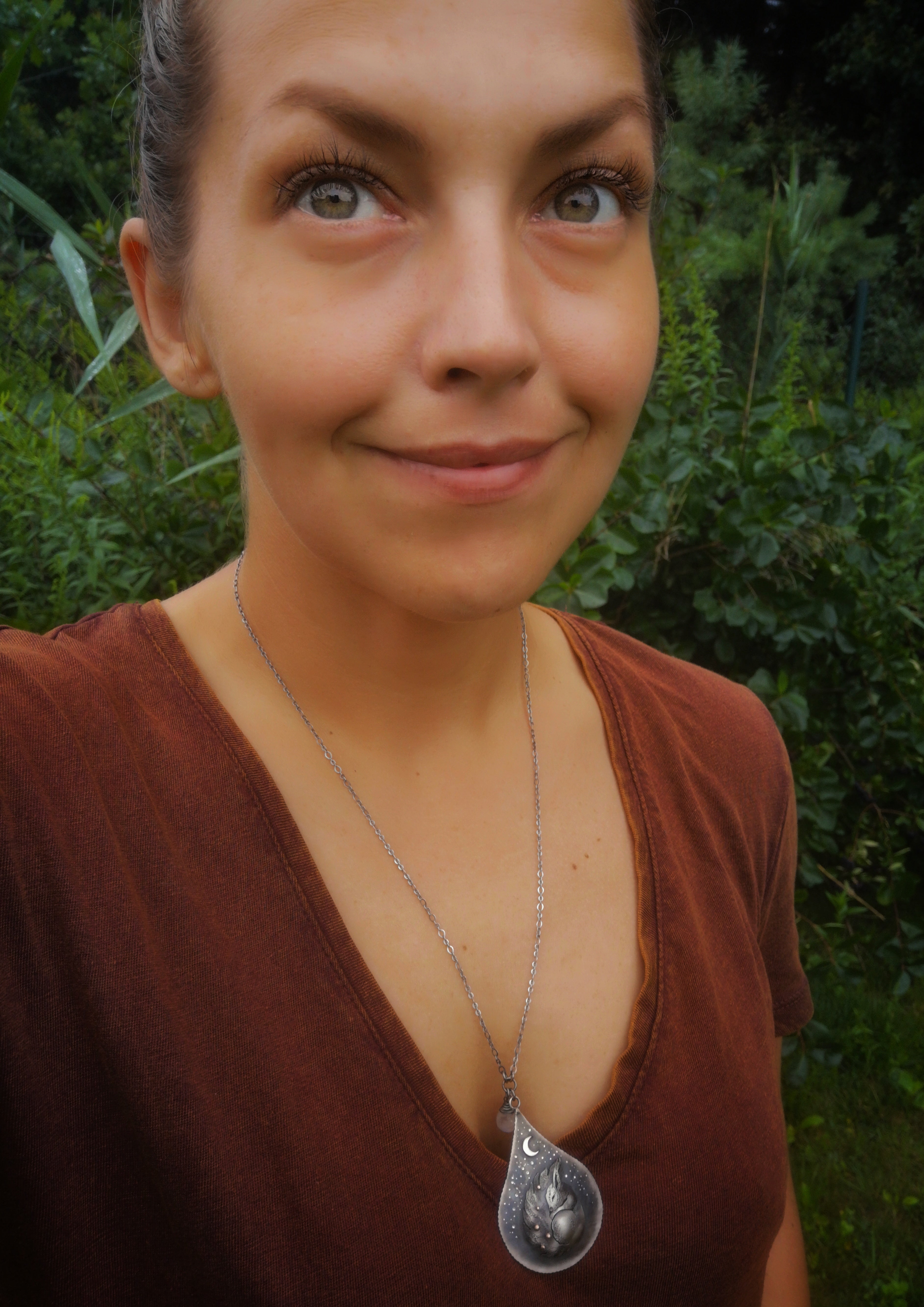 The Sleeping Squirrel Necklace I