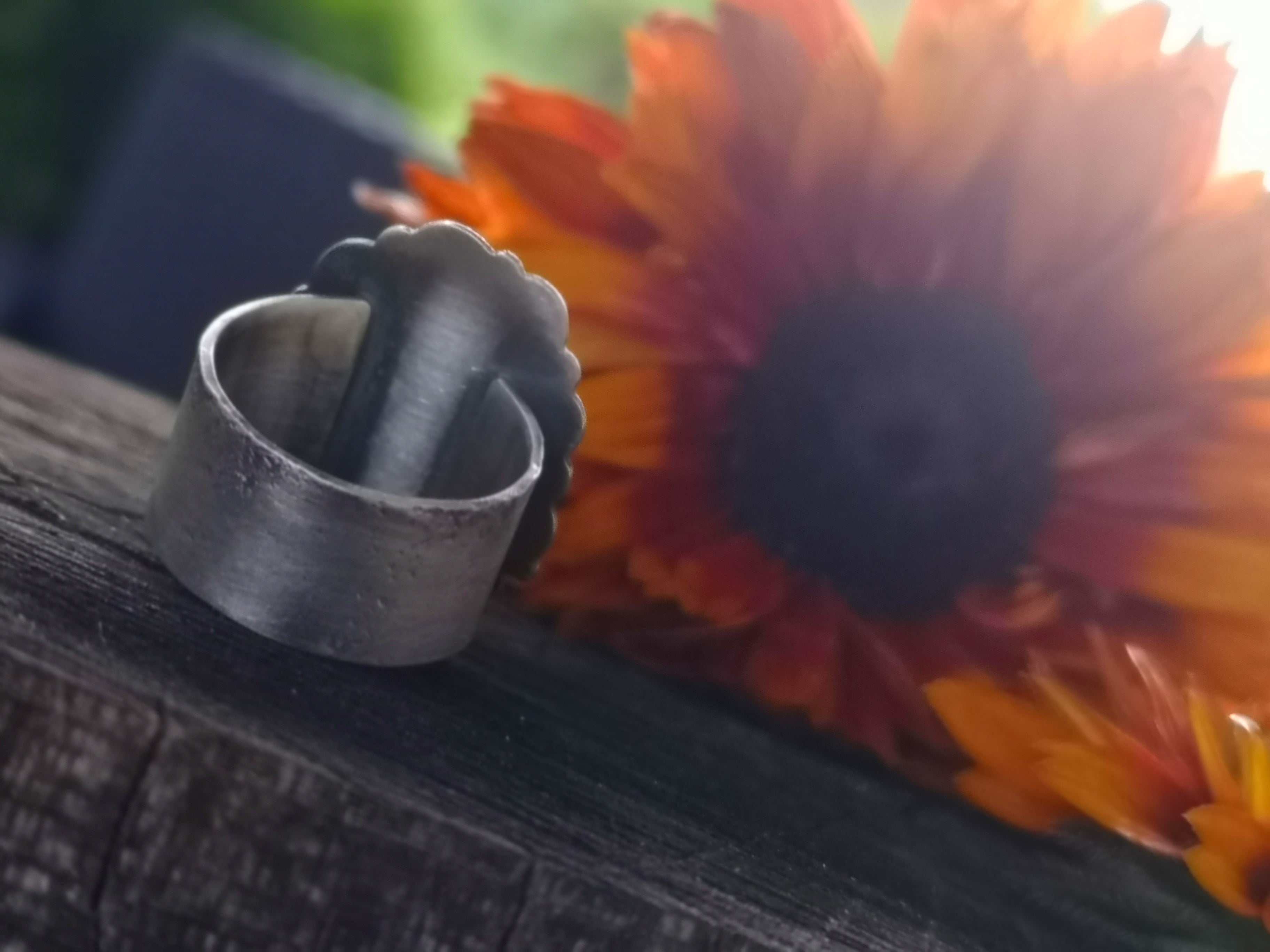 The Bloomer Ring - White Water Turquoise 7 US
