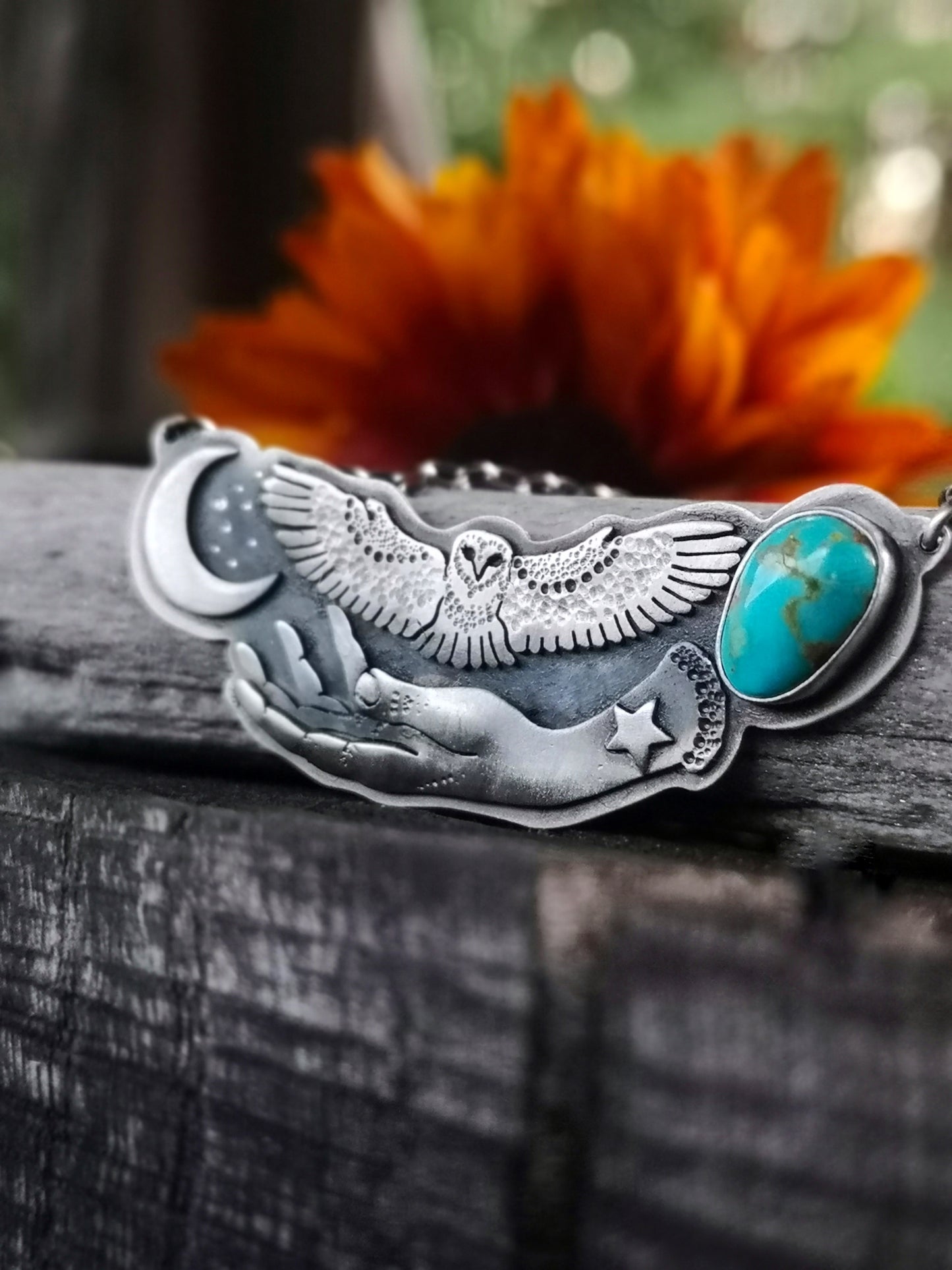 The Barn Owl Necklace - Totem Owl Necklace