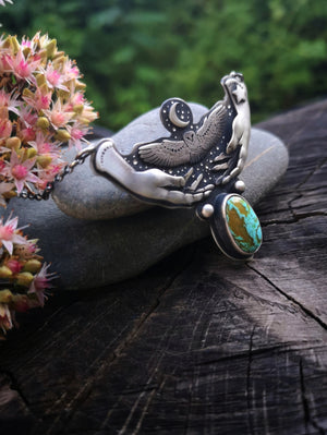 The Barn Owl Necklace - Totem Owl Necklace