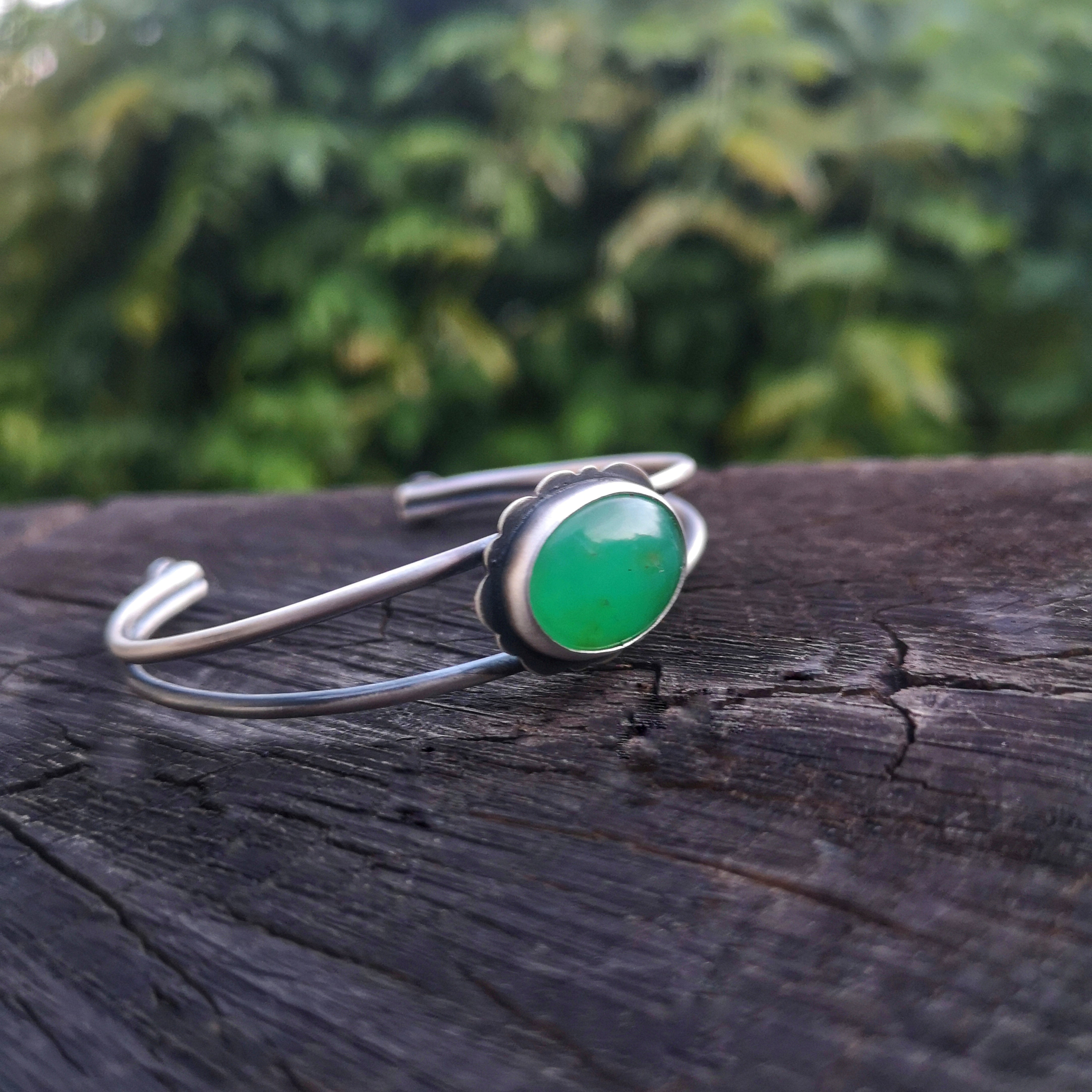 Chrysoprase Cuff l