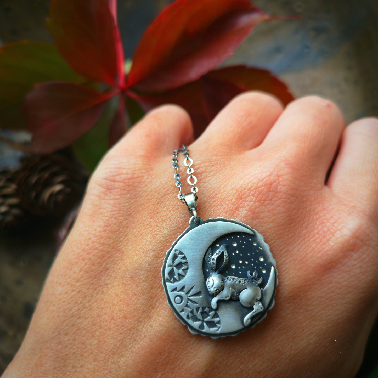 The Sleeping Bunny Necklace