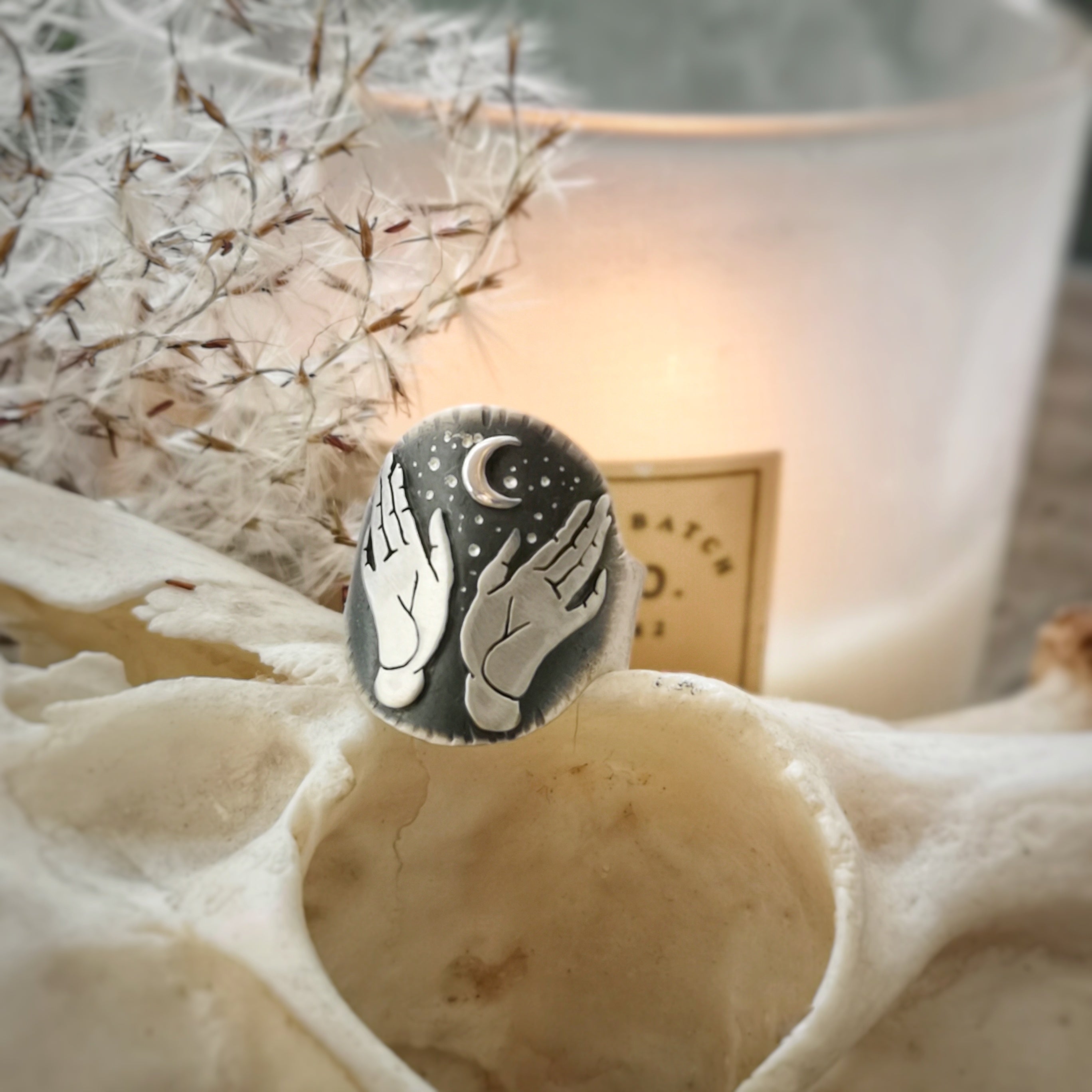 The Moon Goddess Ring 7.5 US