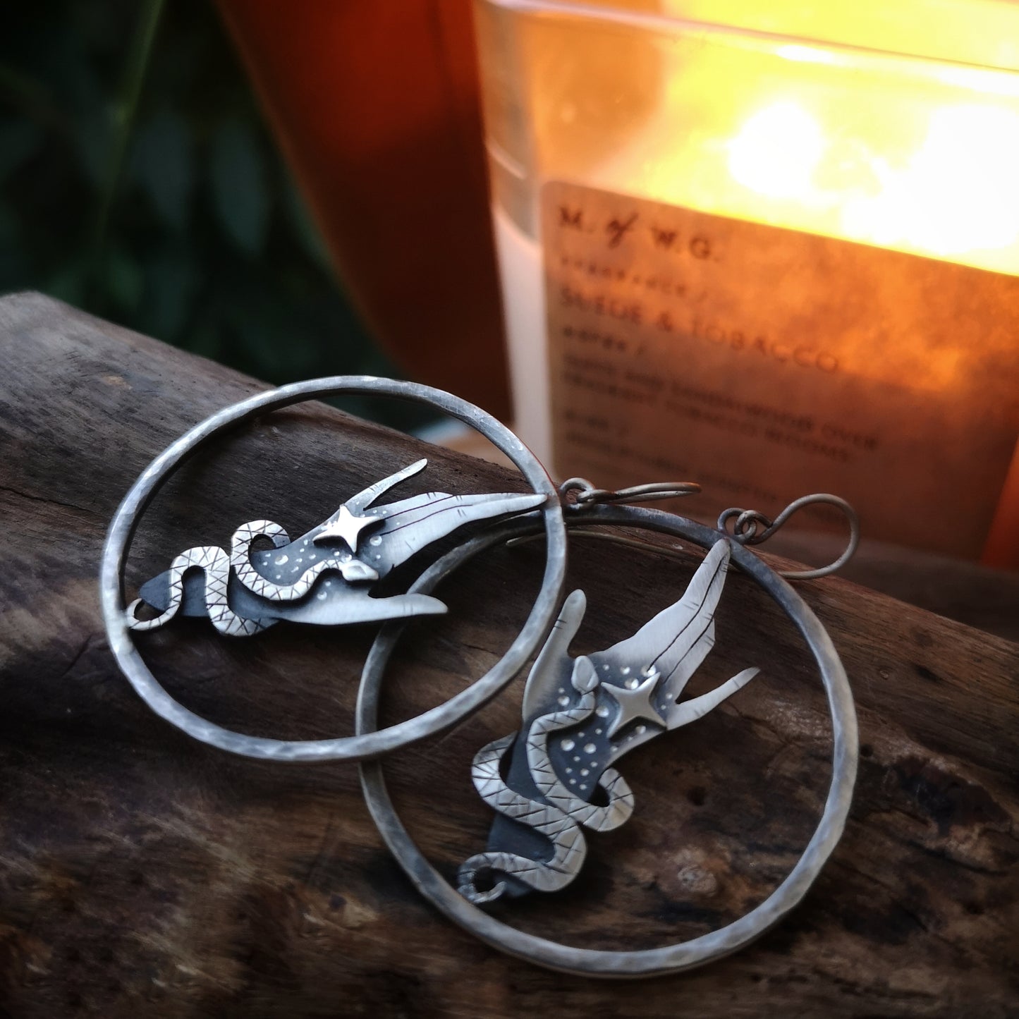 The Moon Goddess Hoop Earrings