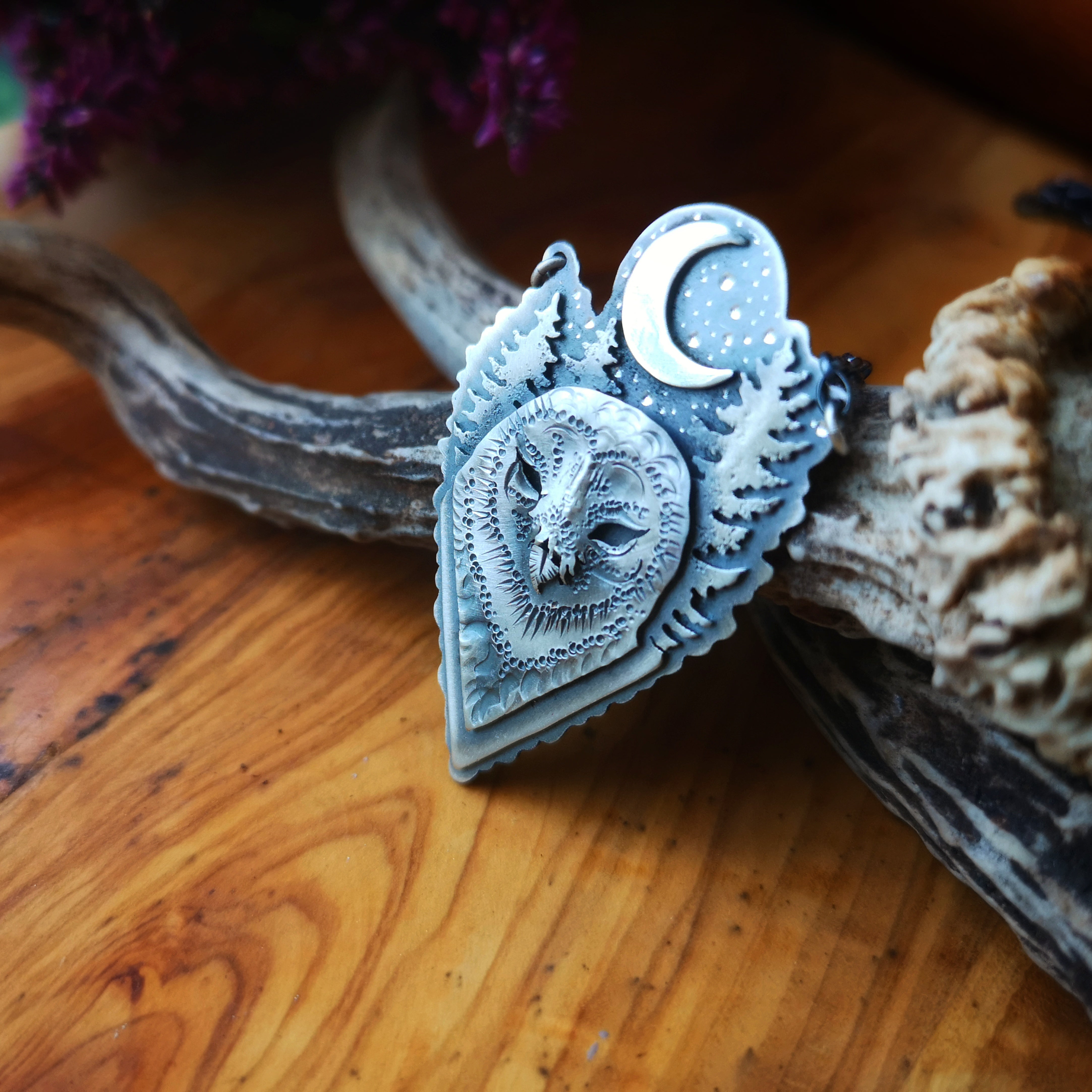 The Barn Owl Necklace - Totem Owl Necklace