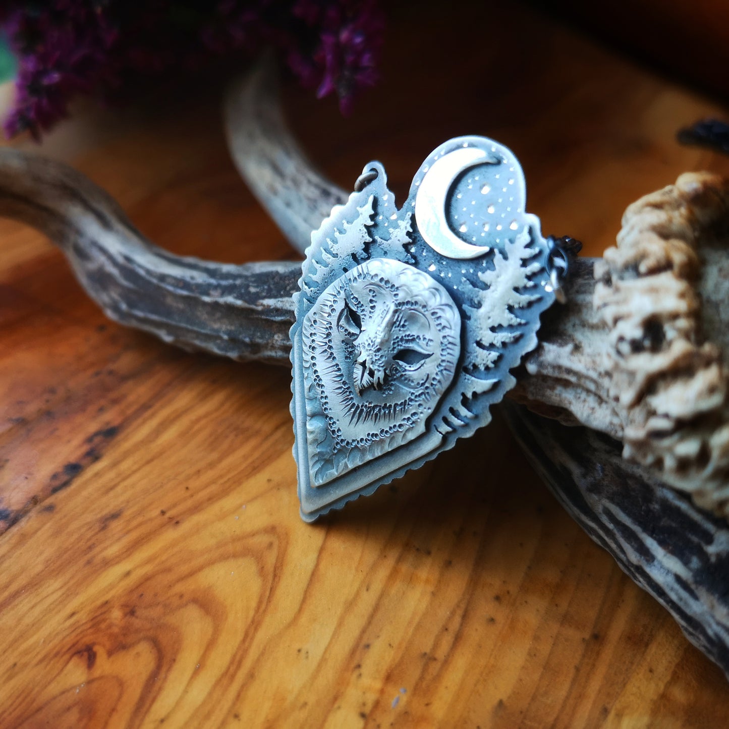 The Barn Owl Necklace - Totem Owl Necklace