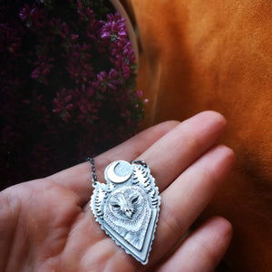 The Barn Owl Necklace - Totem Owl Necklace