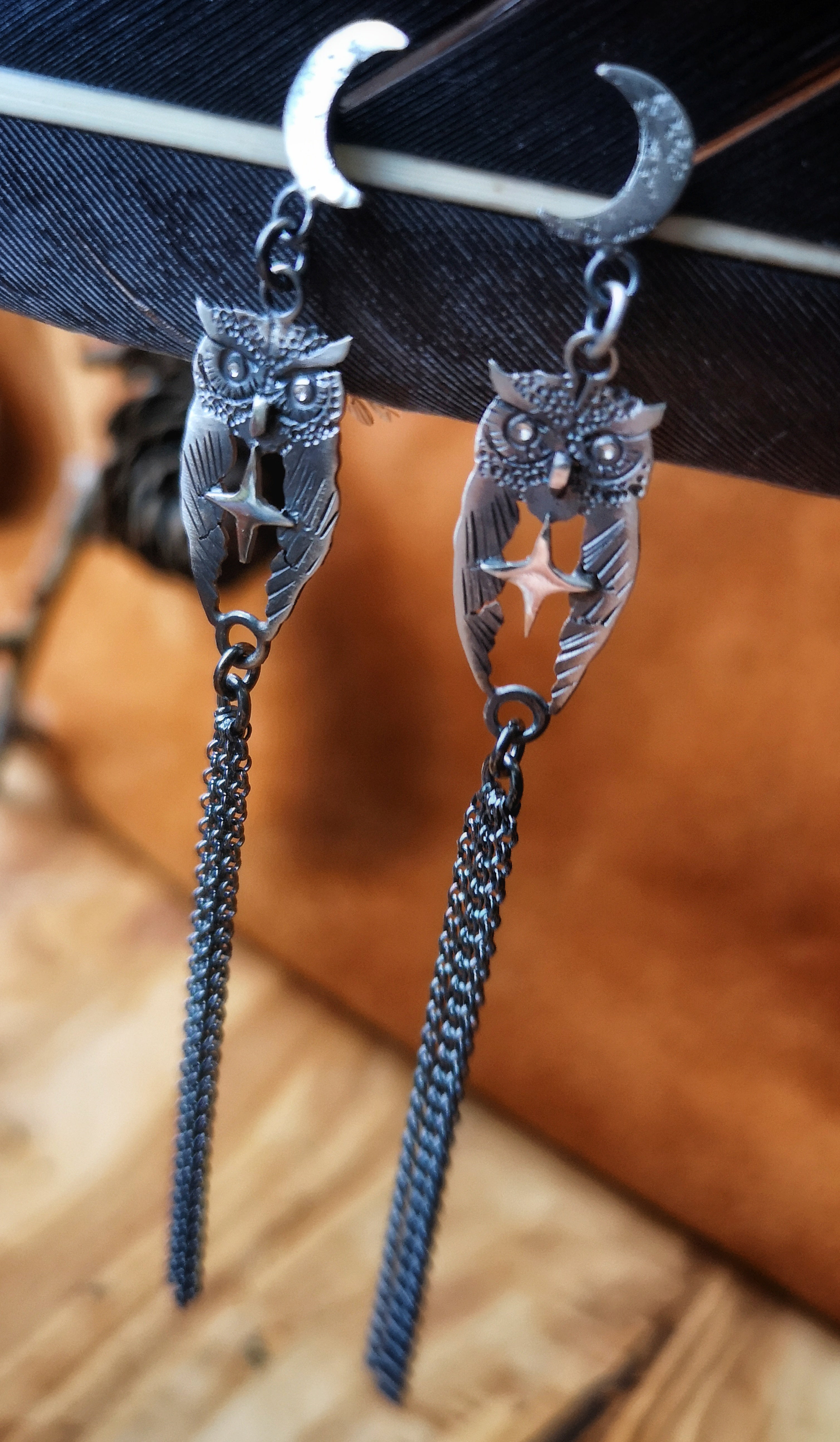 The Great Horned Owl Earrings