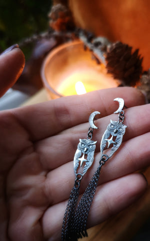 The Great Horned Owl Earrings