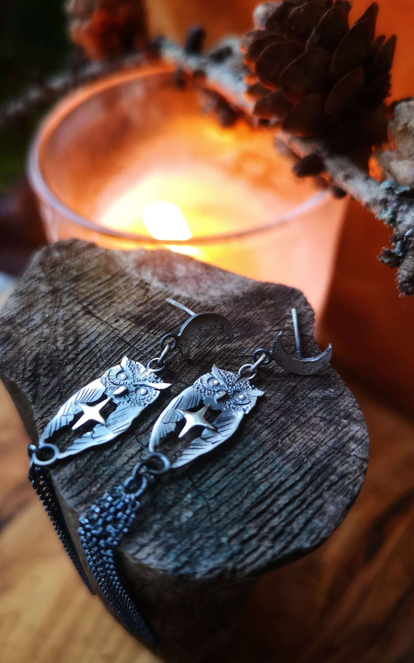 The Great Horned Owl Earrings