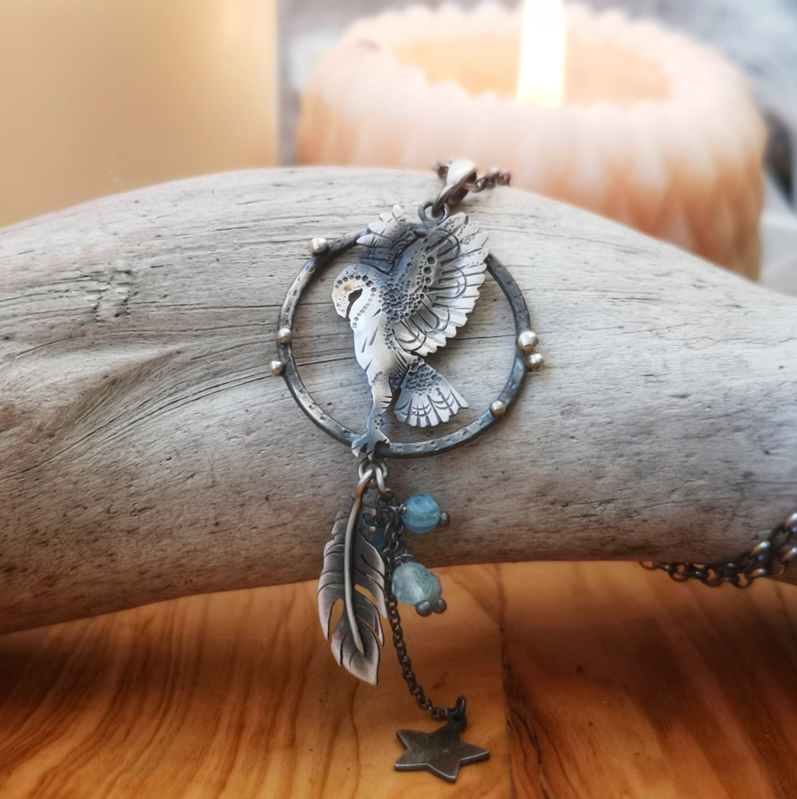 The Owl at Dawn - Lariat Aquamarine