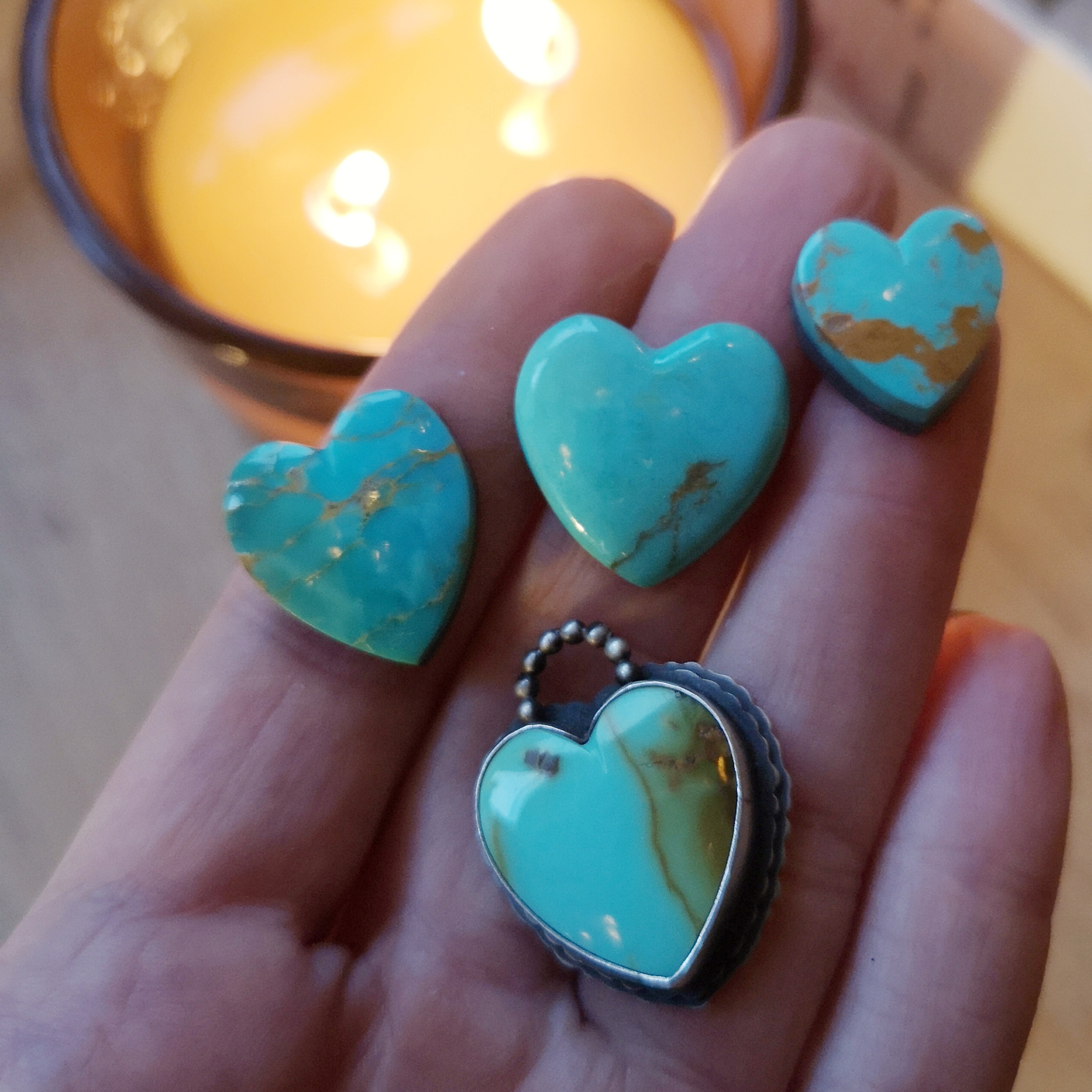 Turquoise Heart Necklace