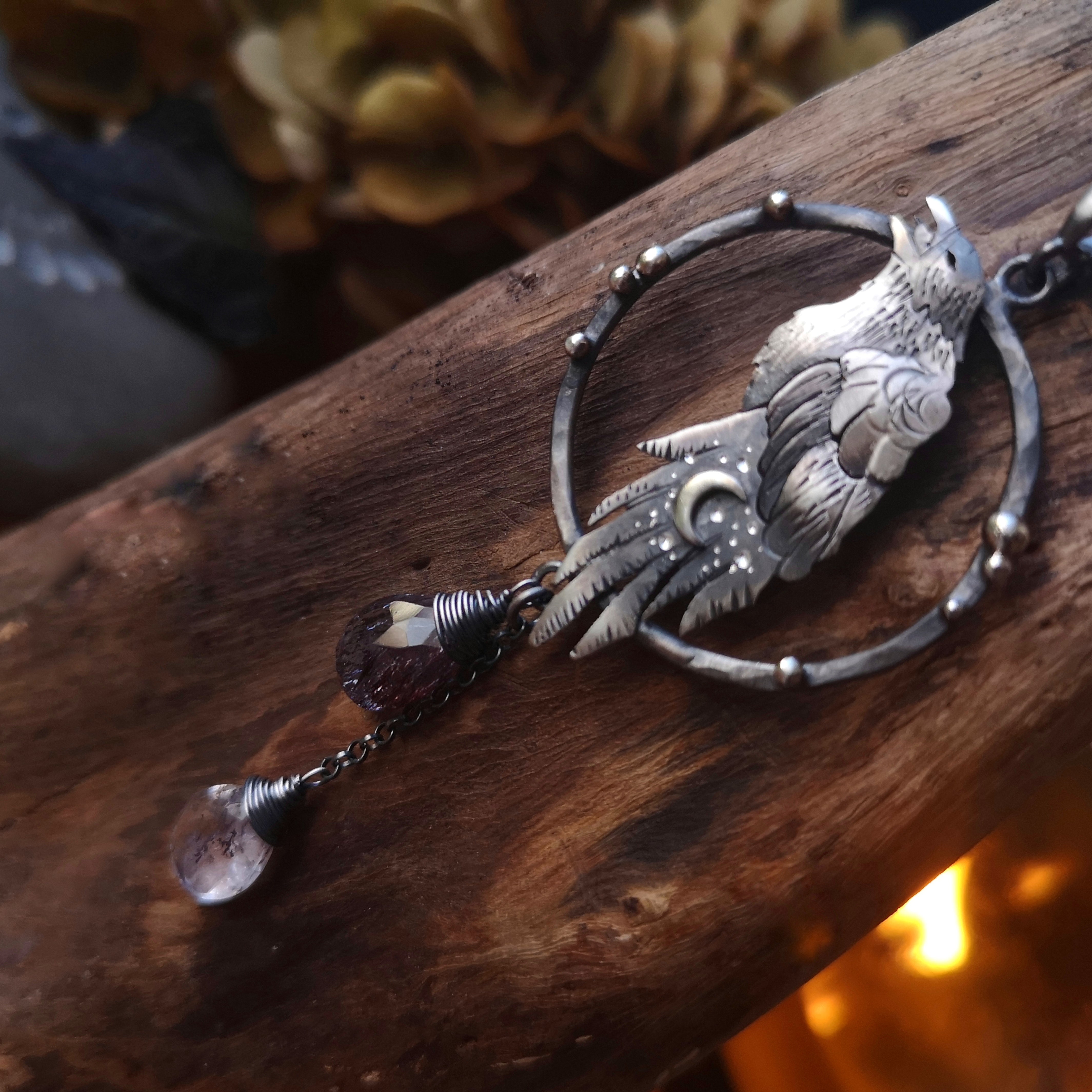 The Winter Raven Necklace
