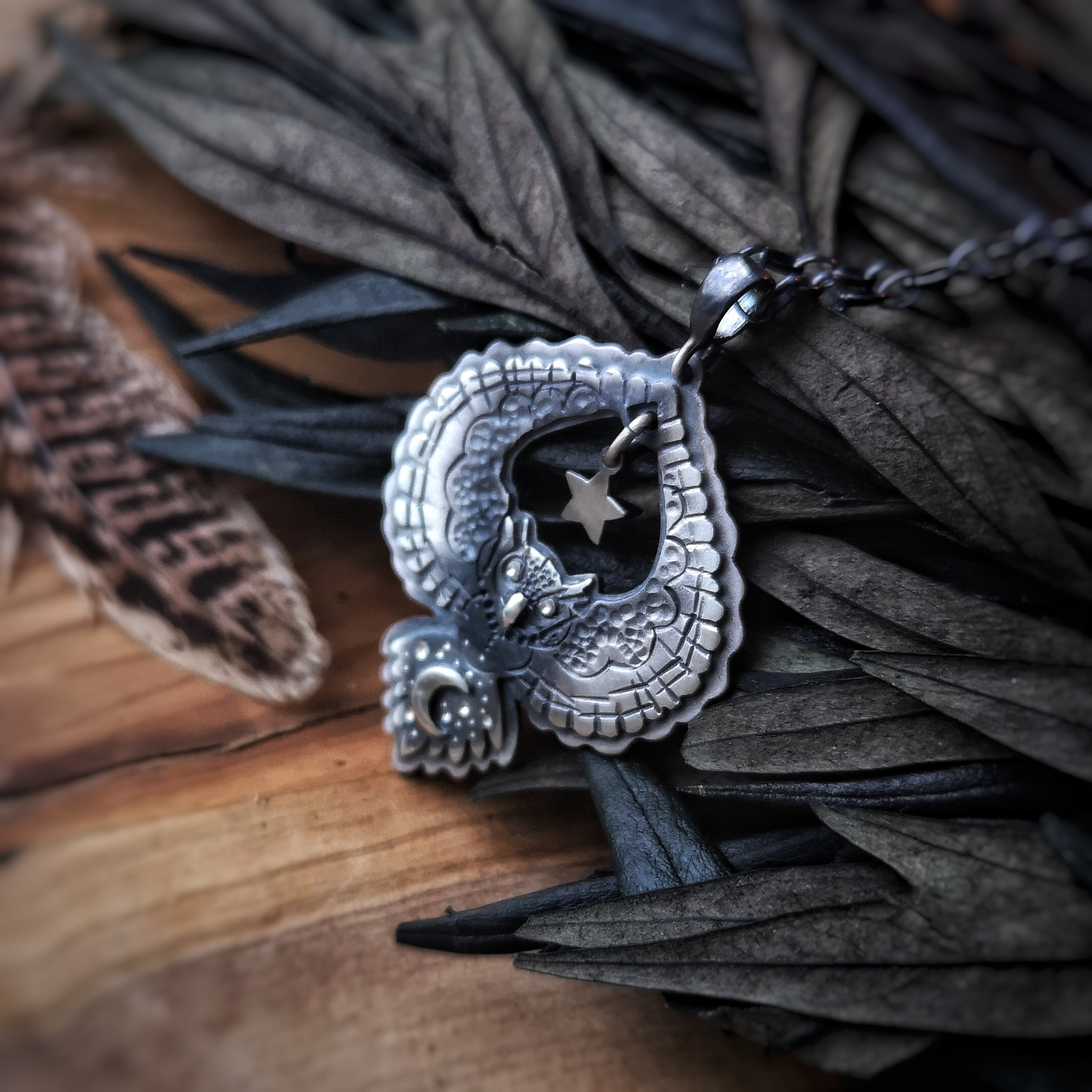 SALE: The Fall Night Owl Necklace