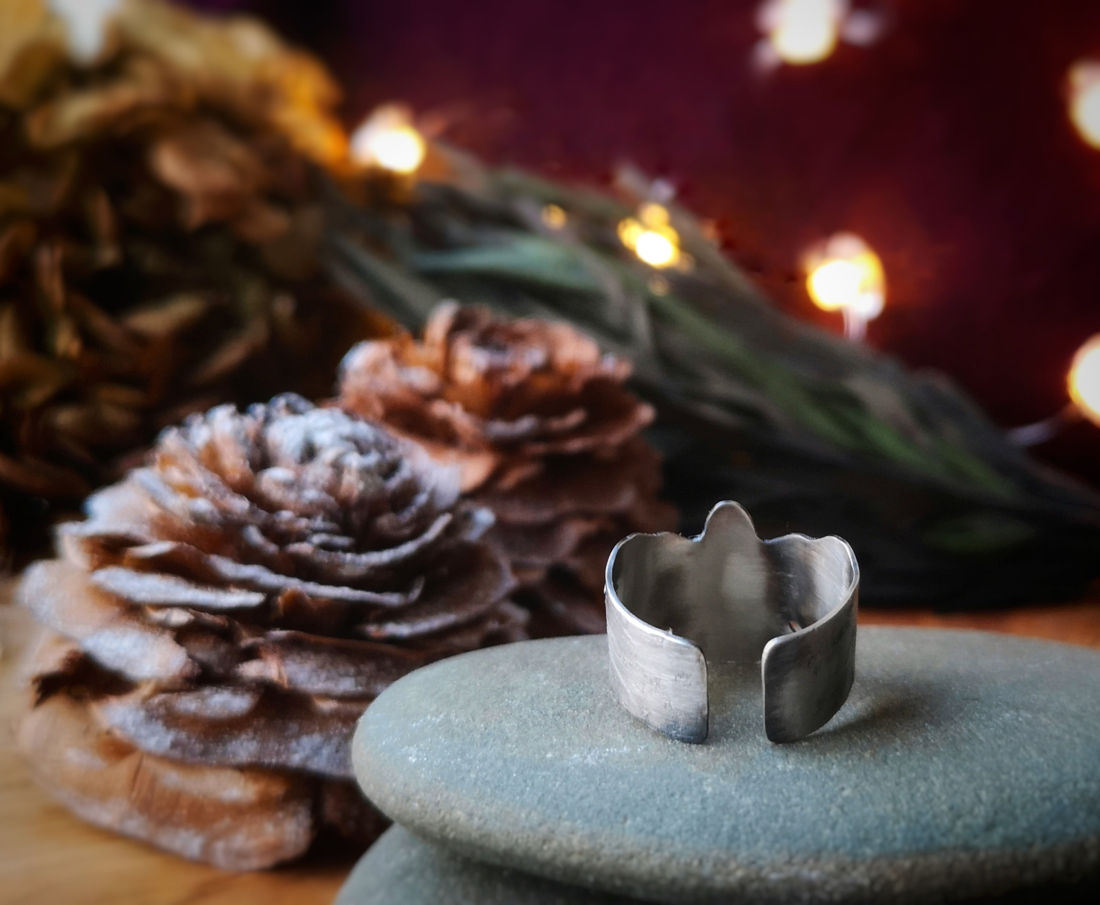 Hawk Medicine Ring - Adjustable Band