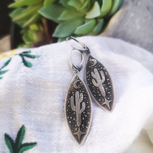 The Saguaro Cactus Earrings