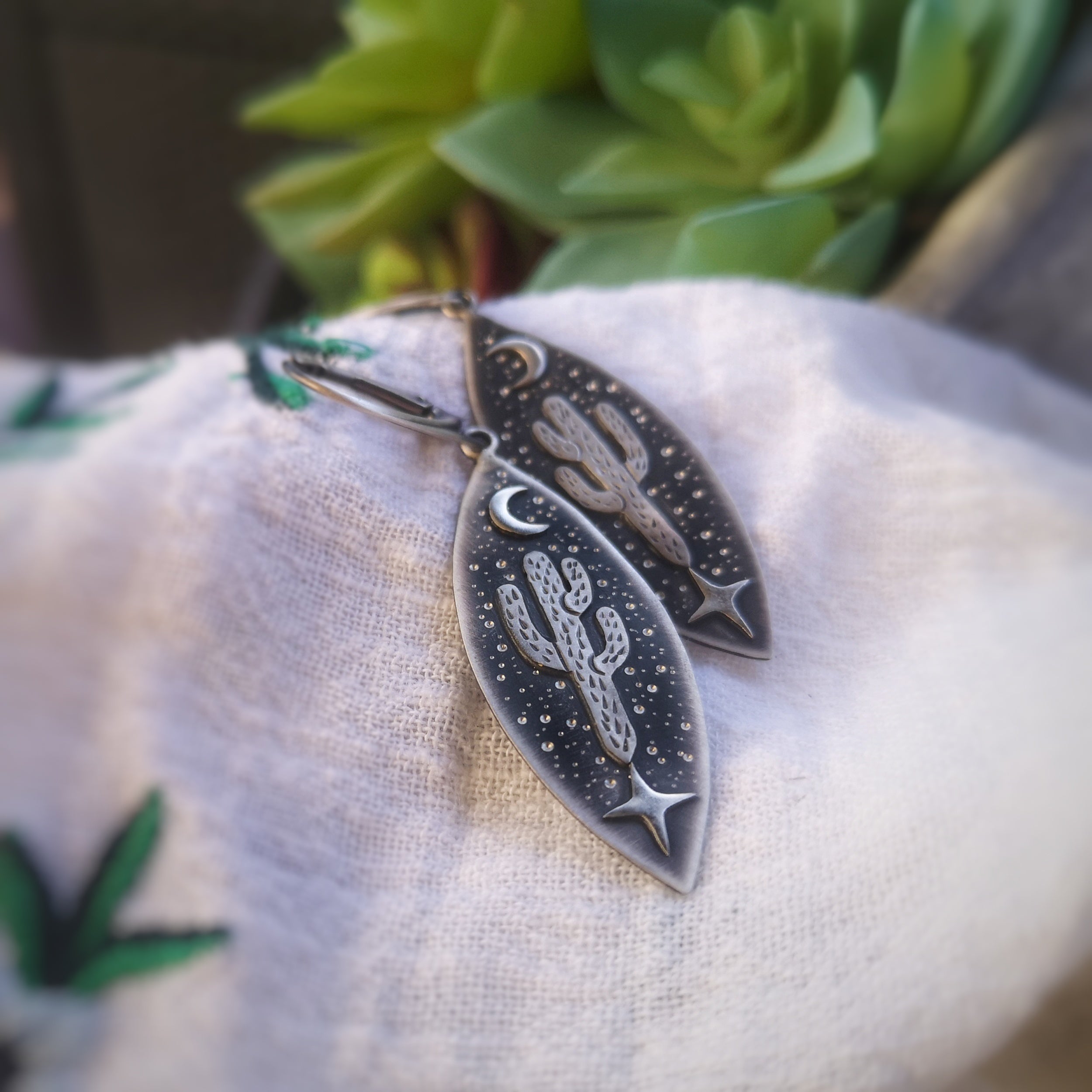 The Saguaro Cactus Earrings