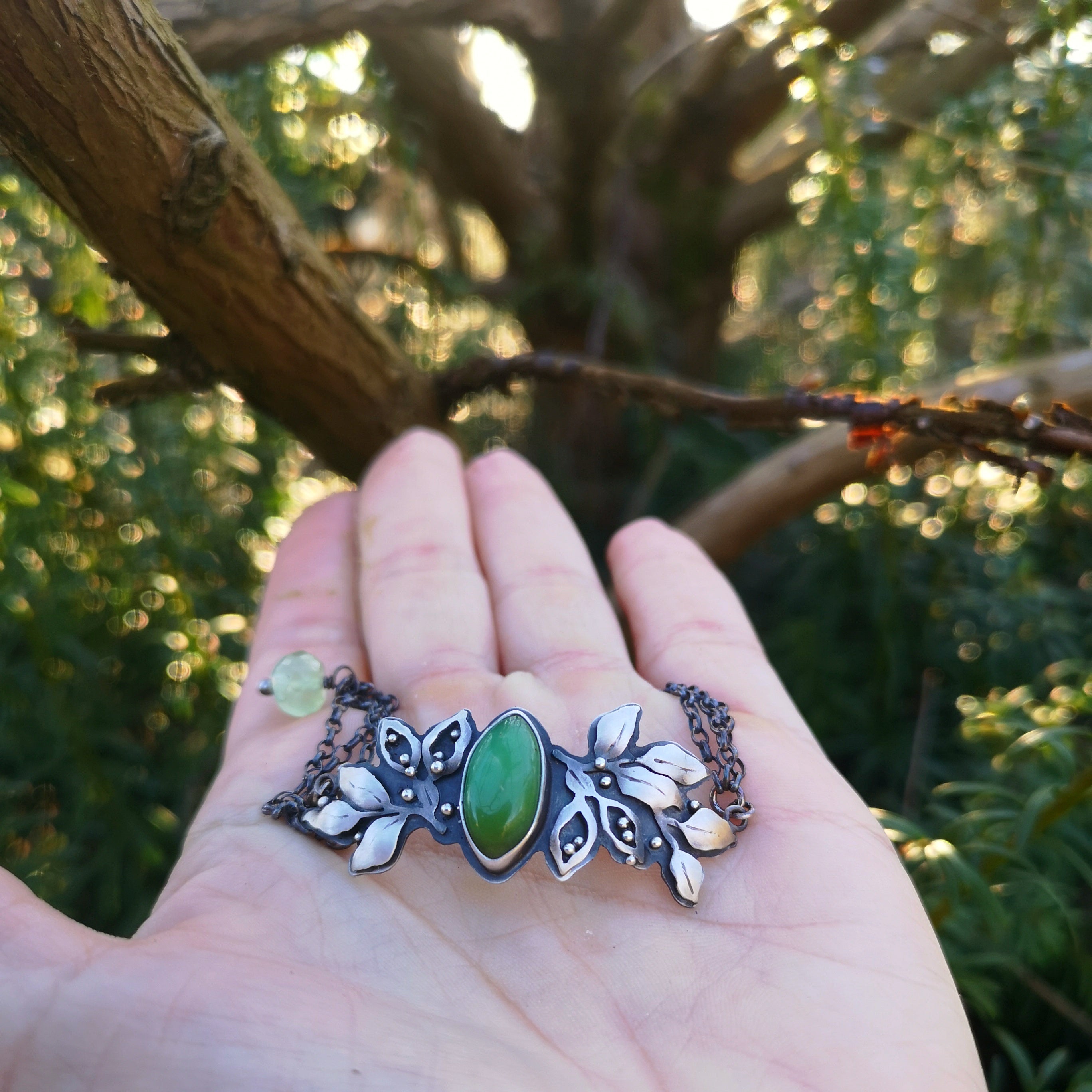 The Spring Bracelet - Chrysoprase Bracelet