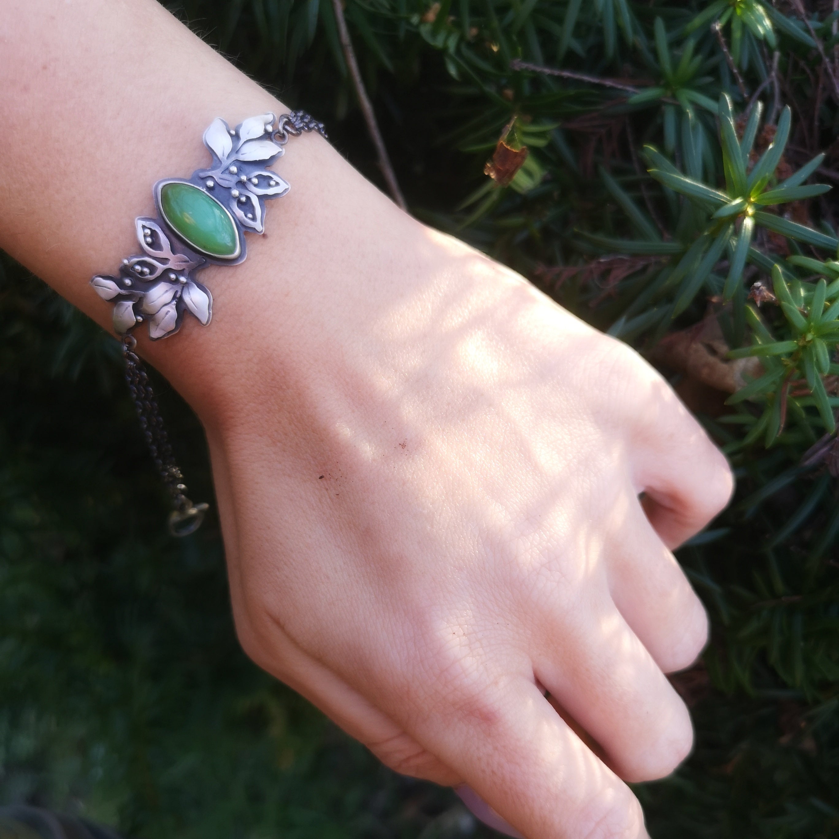 The Spring Bracelet - Chrysoprase Bracelet