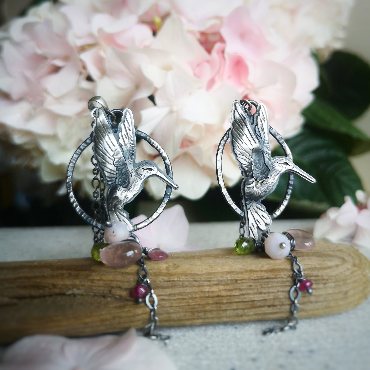 The Hummingbird Talisman Necklace - Round Lariat Necklace