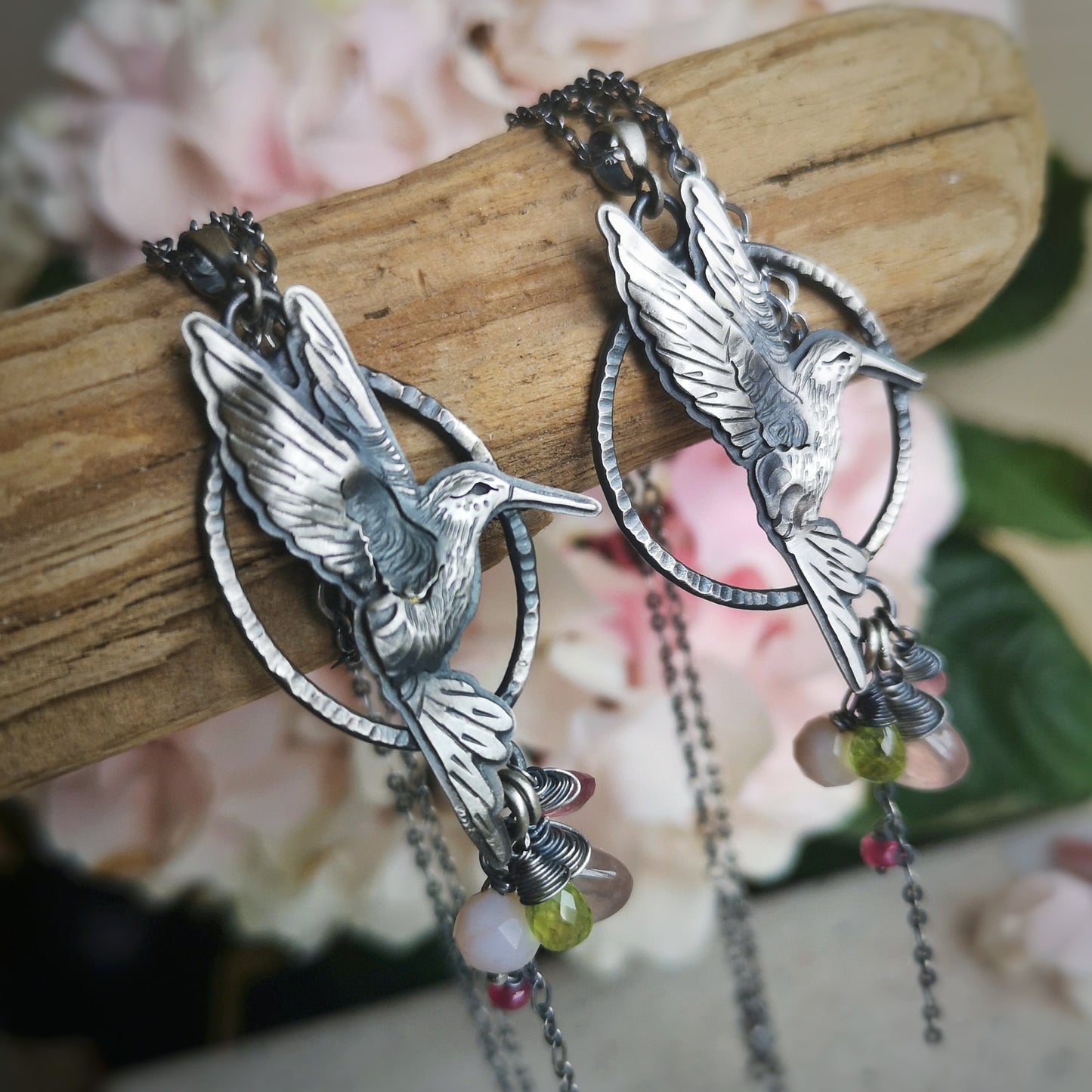 The Hummingbird Talisman Necklace - Round Lariat Necklace