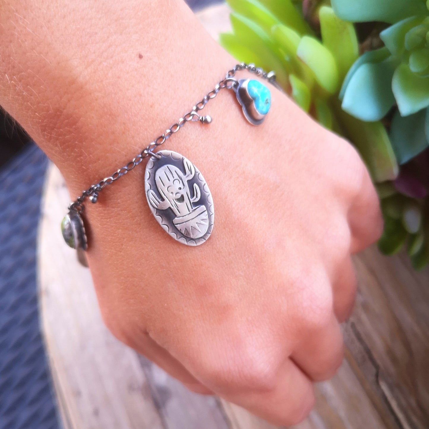 Happy Cactus Bracelet