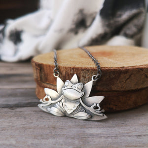 The Yoga Frog Necklace