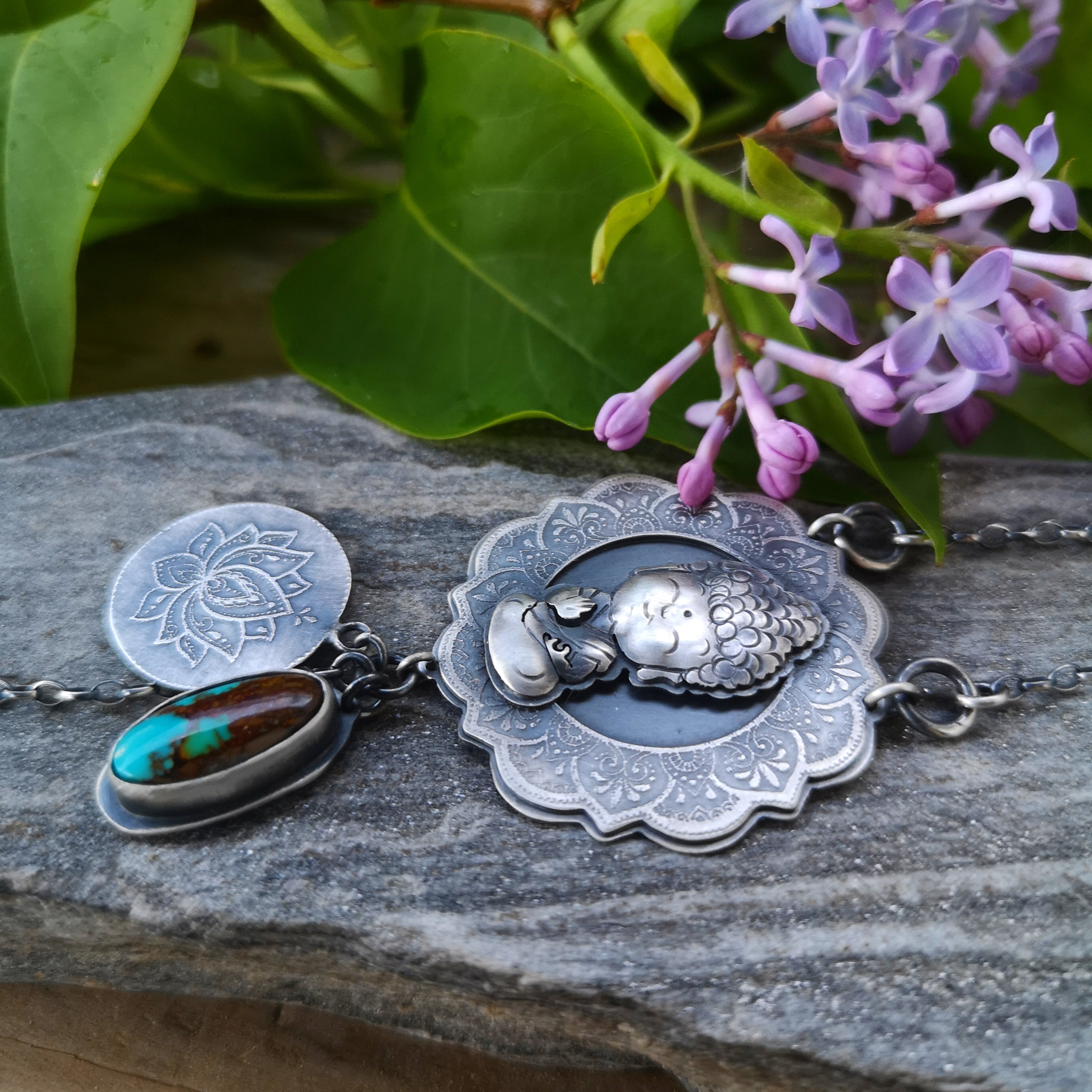 The Baby Buddha Necklace II