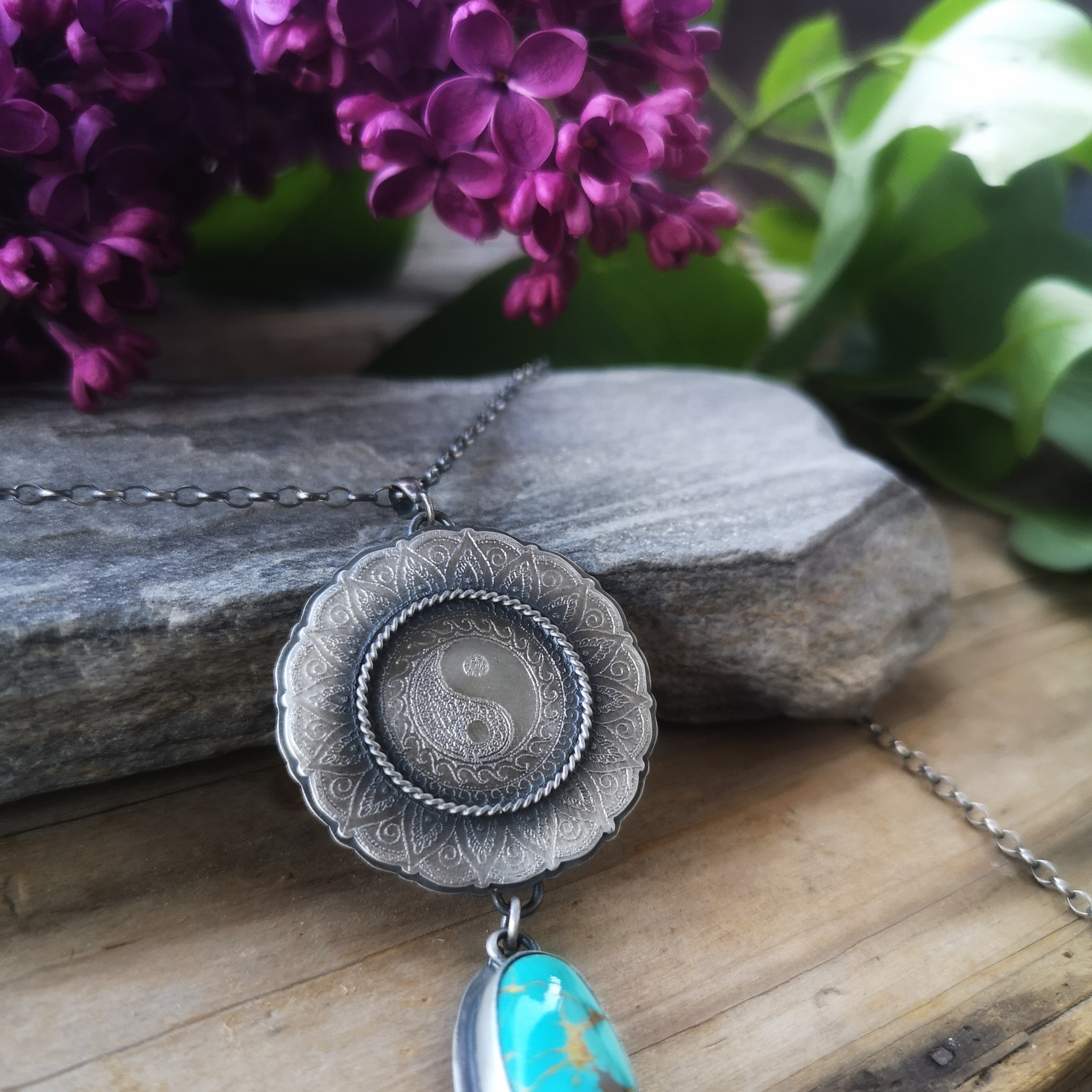 The Yin Yang - Mandala Necklce II