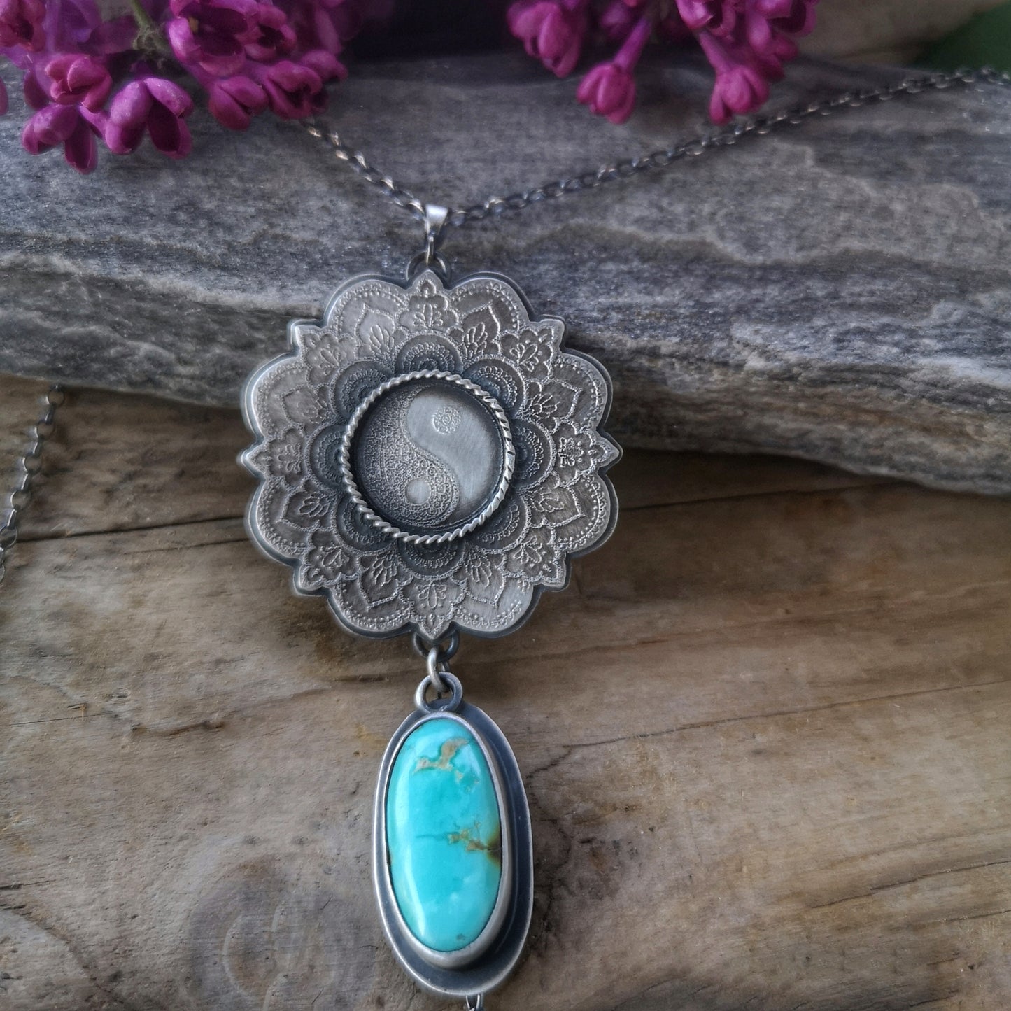 The Yin Yang - Mandala Necklce I
