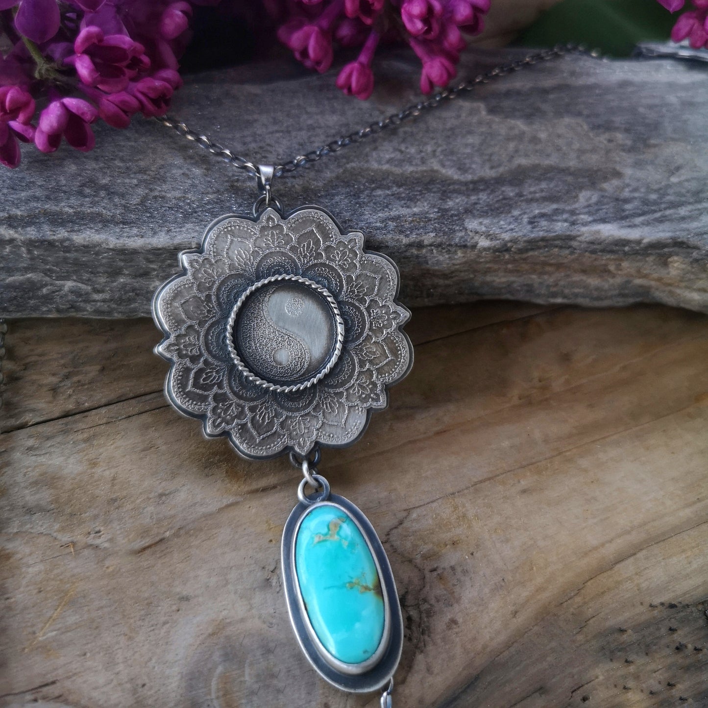The Yin Yang - Mandala Necklce I