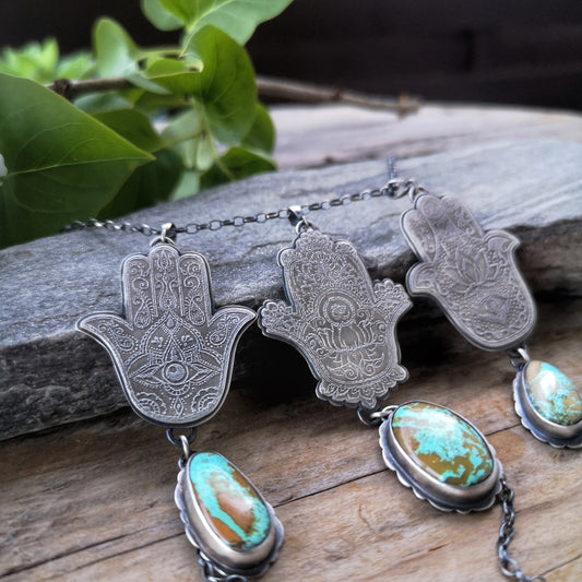 The Hamsa Amulet Necklce III