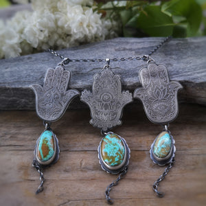 The Hamsa Amulet Necklce II