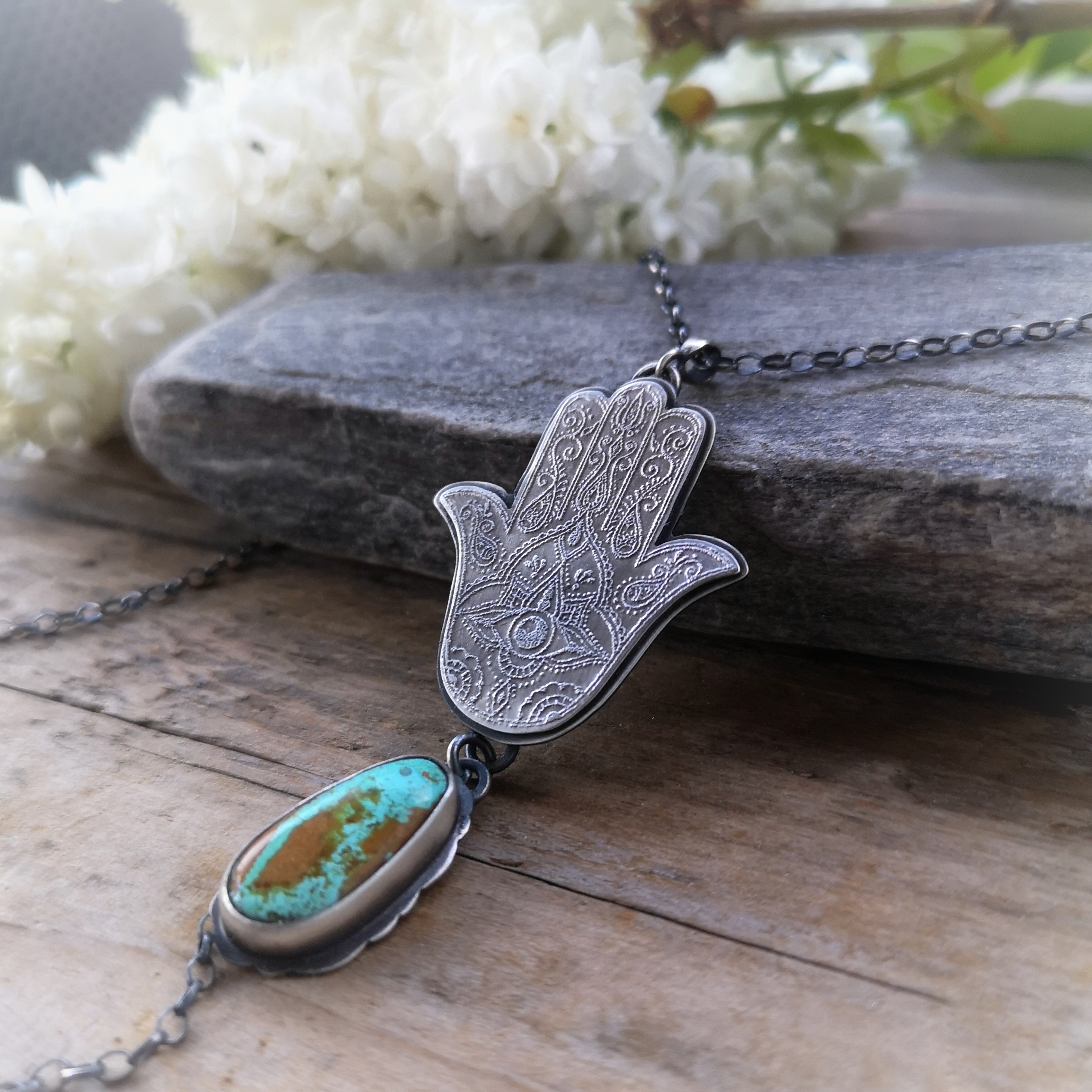 The Hamsa Amulet Necklce I
