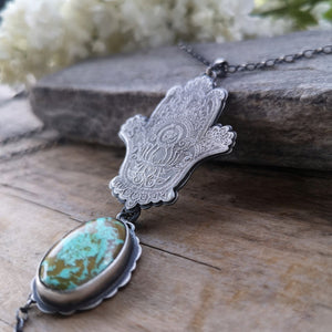 The Hamsa Amulet Necklce II