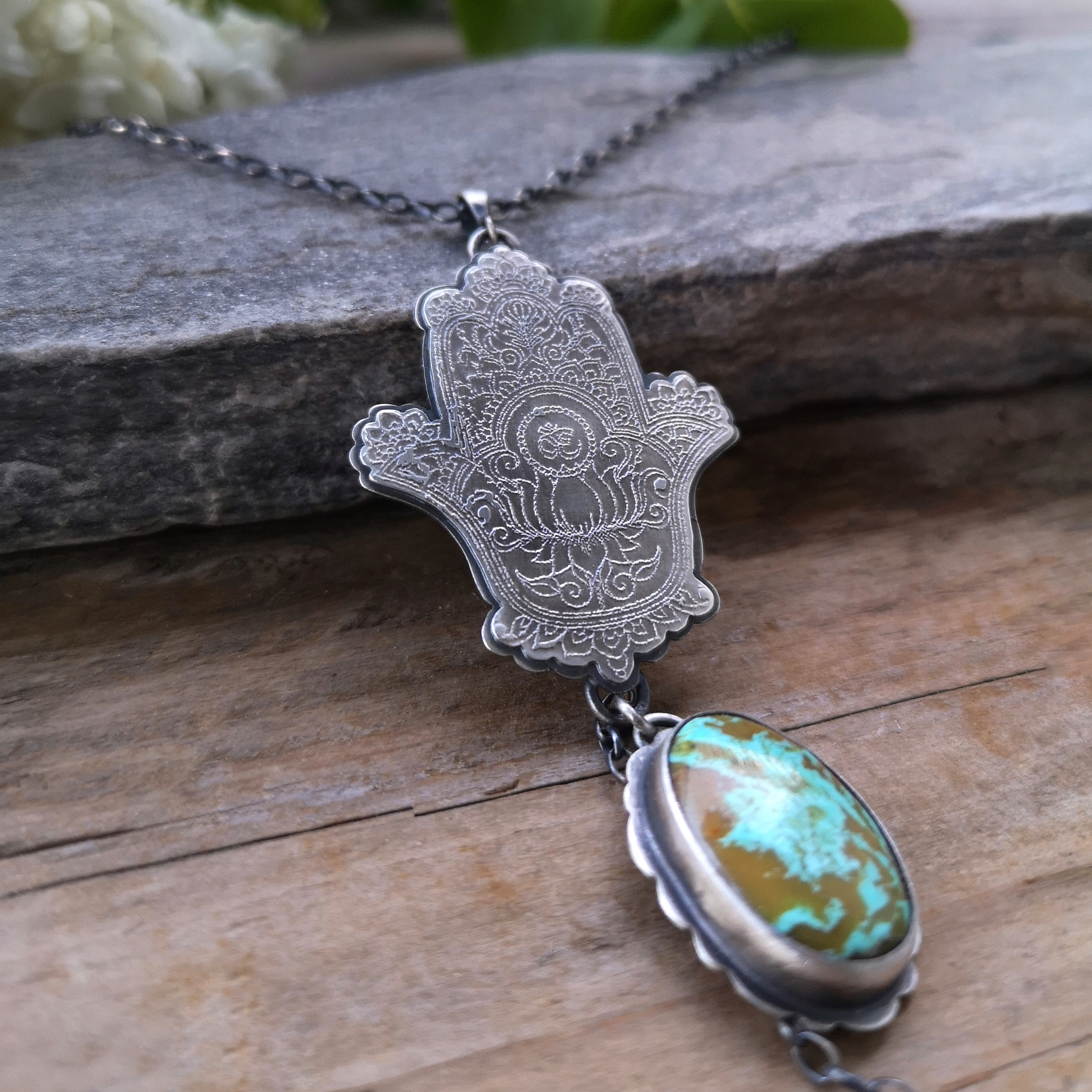 The Hamsa Amulet Necklce II